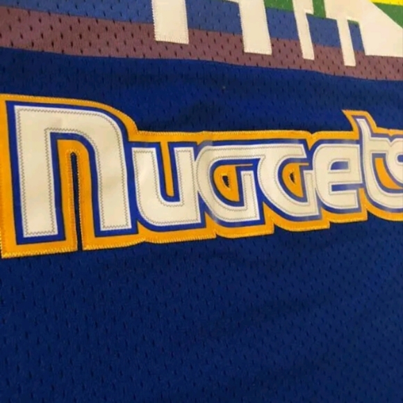 New w Tags Adidas Denver Nuggets Allen Iverson Jersey Multiple Sizes - Picture 6 of 6